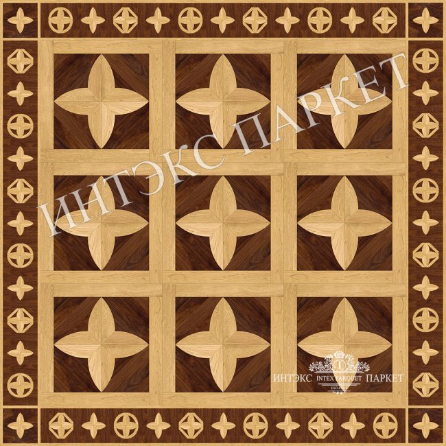 Модульный паркет Амос