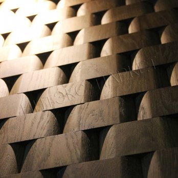 Деревянные стеновые панели 3d мозаика Дэшон