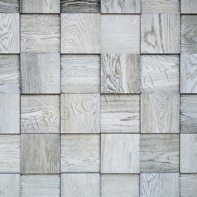 Деревянные стеновые панели 3d мозаика Лакрес